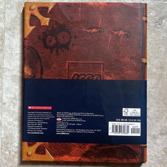Lego NEXO Knights The Book of Monsters. Hardcover book. - Picture 11 of 12